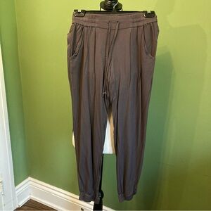 Azure Skies Woman’s Purple/   Gray Jogger Pants